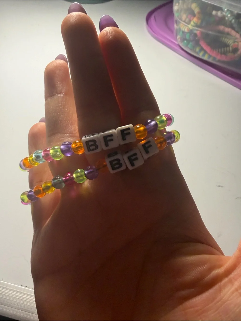 BFF Kids Beaded Friendship Bracelet Set - Multicolor